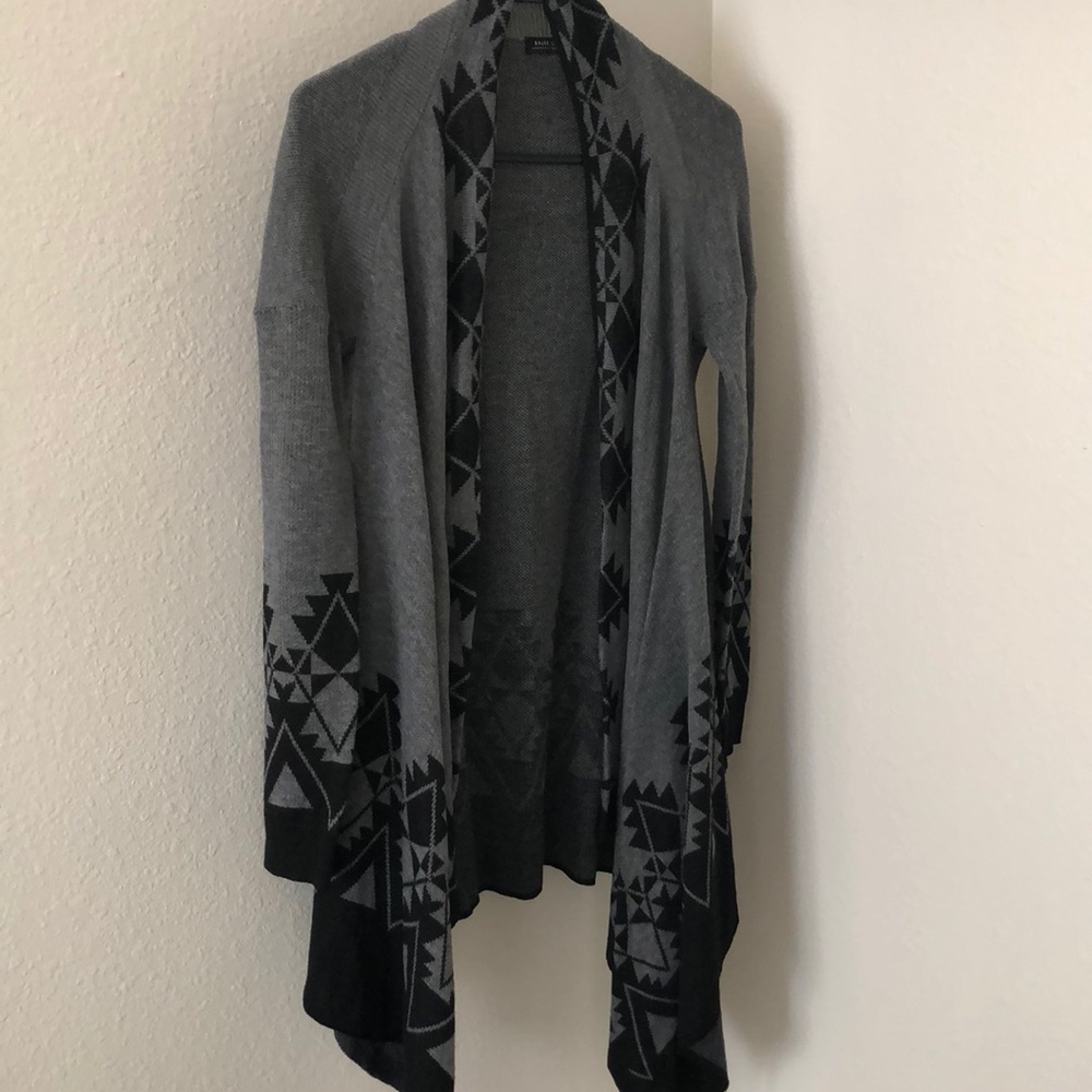 Black and grey sweater